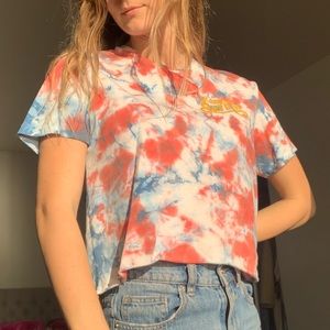 AVIATOR NATION 🌈⚡️ TIE DYE KEEP ON SURFIN TEE